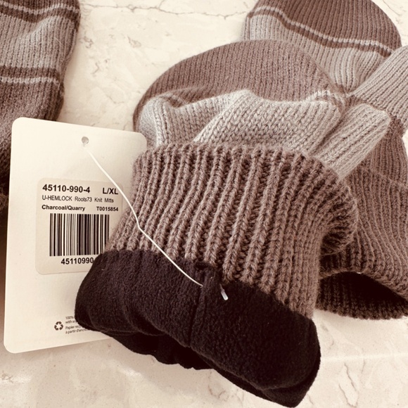 Roots Canada Mitts Mittens L/XL NEW Lined Extra Warm! - Picture 4 of 4